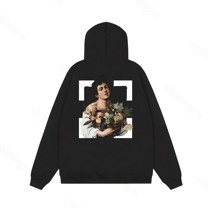 Designer Hoodie Sweater Monet Style Top Graffiti