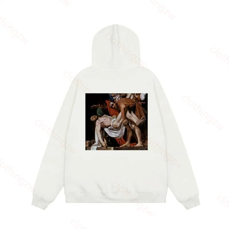 Designer Hoodie Sweater Monet Style Top Graffiti