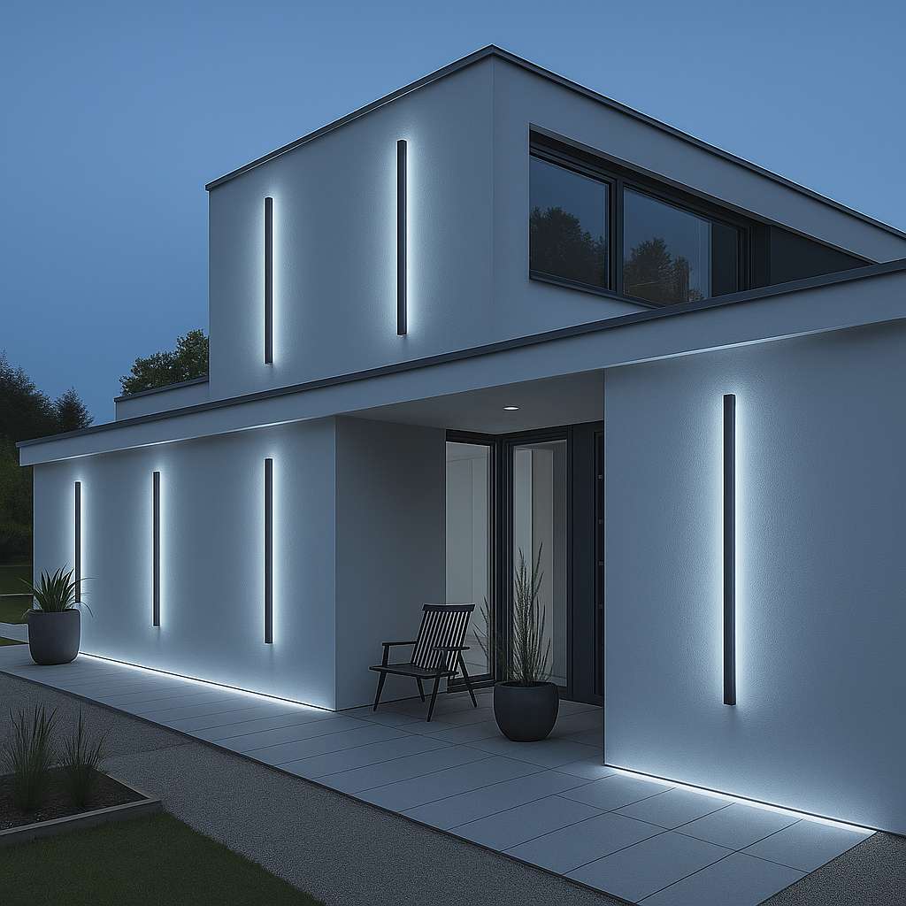 VertaLux Outdoor Wall Strip Light - KaveCore