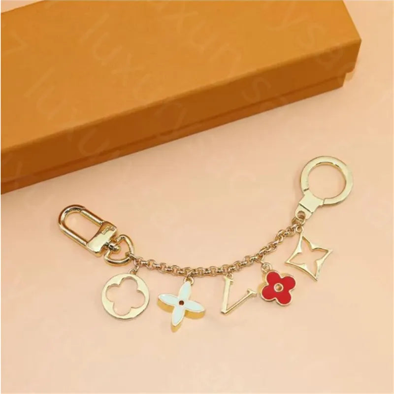 Designer Luxury French Style Keychains Fashion Bag Charm