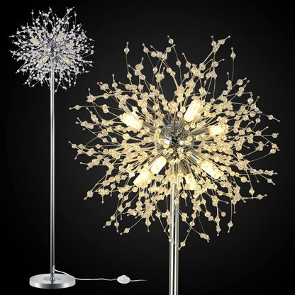 Sparkling Crystal Firework Floor Lamp - US - KaveCore