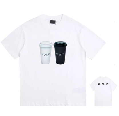 Summer T-shirts Parisian Designer Round Neck