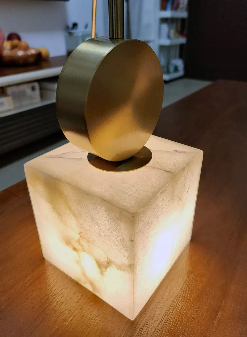 Luxe Marble Glow Pendant