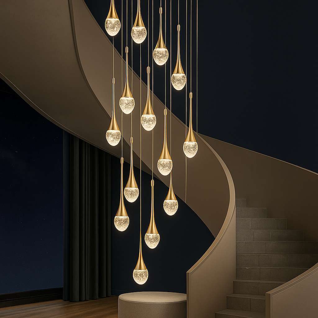 Modern Bubble Crystal Pendant Light - KaveCore