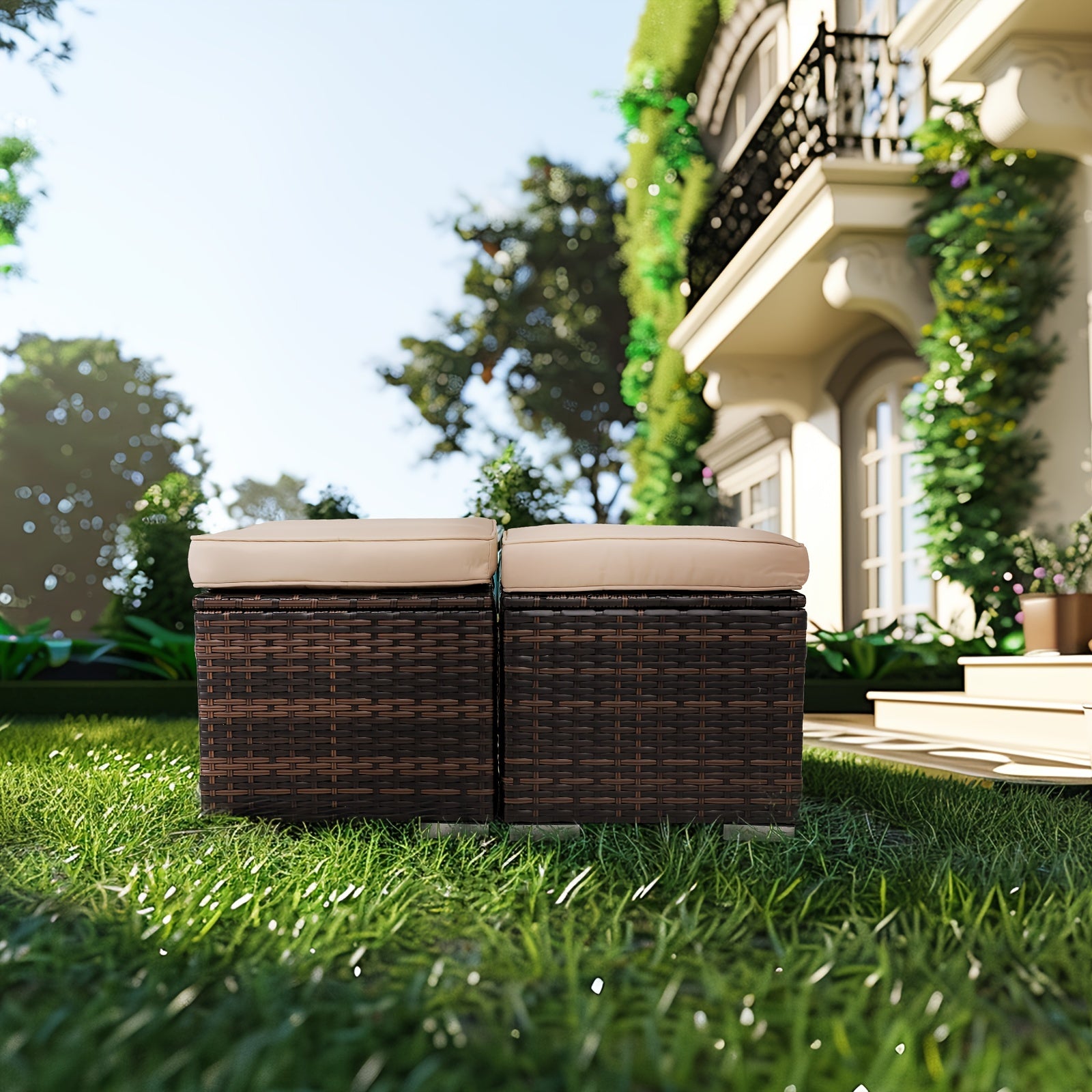 PatioFlex Duo Ottomans - US - KaveCore