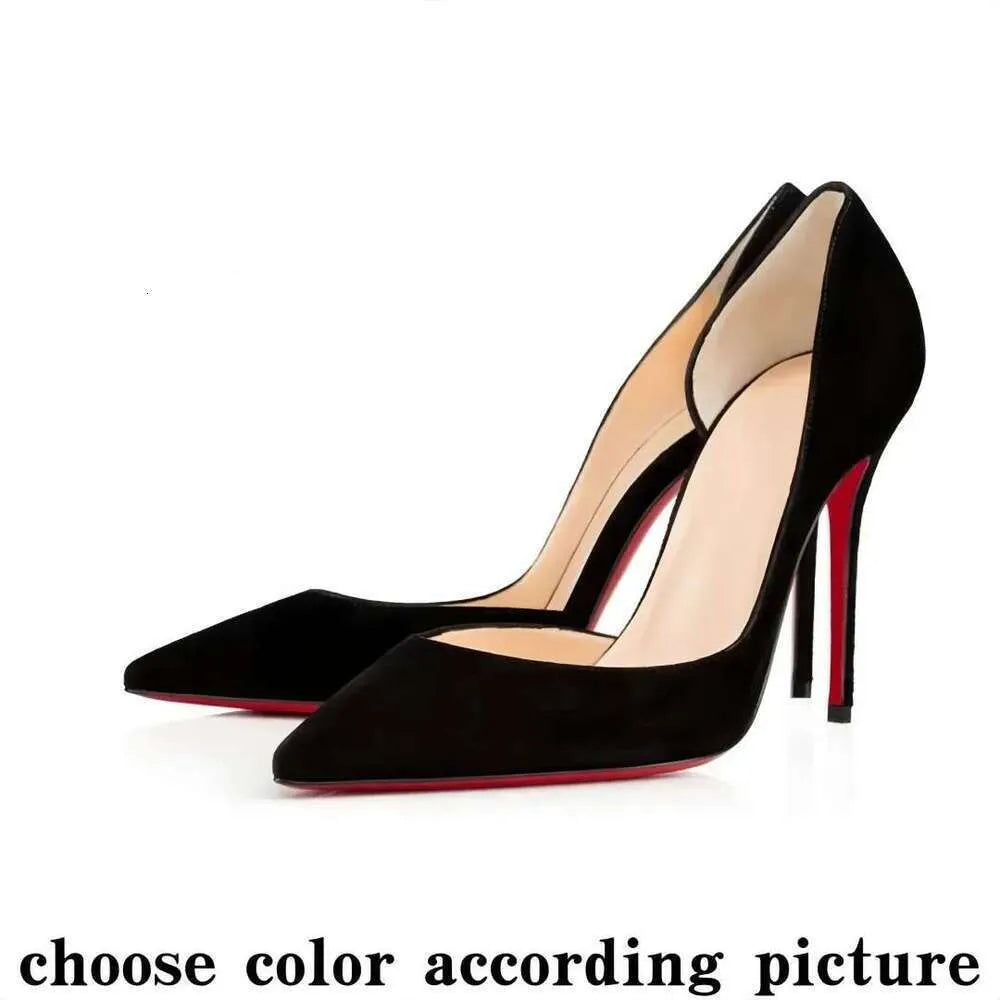 High Red Heels Shoes Designer Soled Peep Pointed Toe Sandals