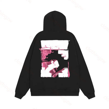 Designer Hoodie Sweater Monet Style Top Graffiti