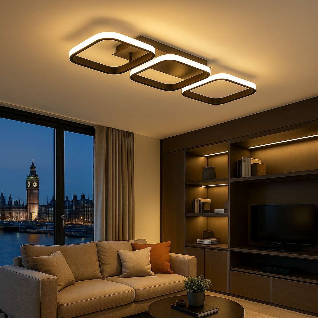 Modern Square LED Chandelier - KaveCore