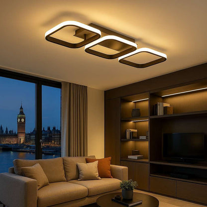 Modern Square LED Chandelier - KaveCore