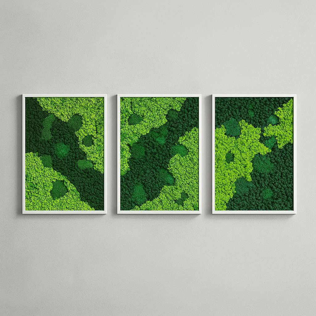 Nordic Green Flow - Natural Moss
