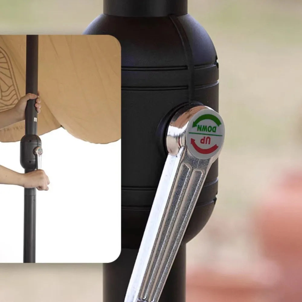 TitanShade Deluxe Double-Canopy Patio Parasol