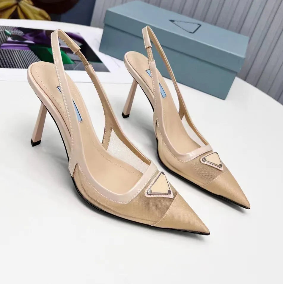 High Heeled Formal Shoes Designer Rhinestone