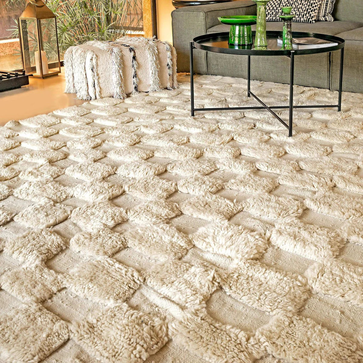 Jaal Patches Indian Rug