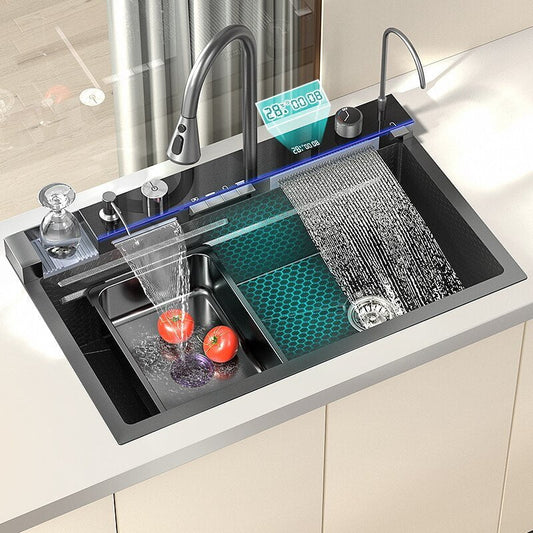 PureFlow Luxe Kitchen Sink & Digital Faucet | US - KaveCore