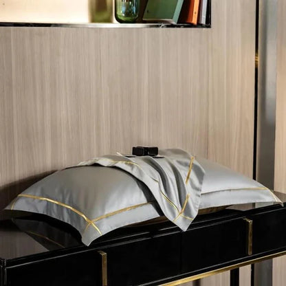 Rome Luxe Sateen Duvet Cover Set (Long-staple Sateen Cotton)