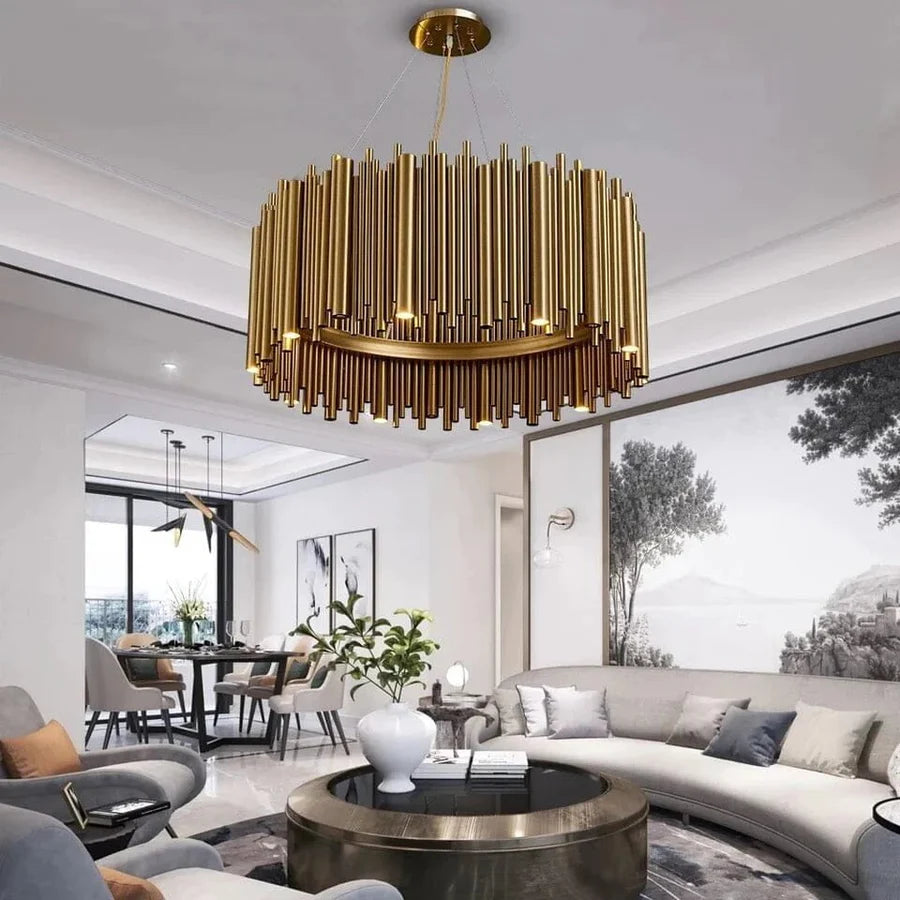 Gold Rhapsody Chandelier