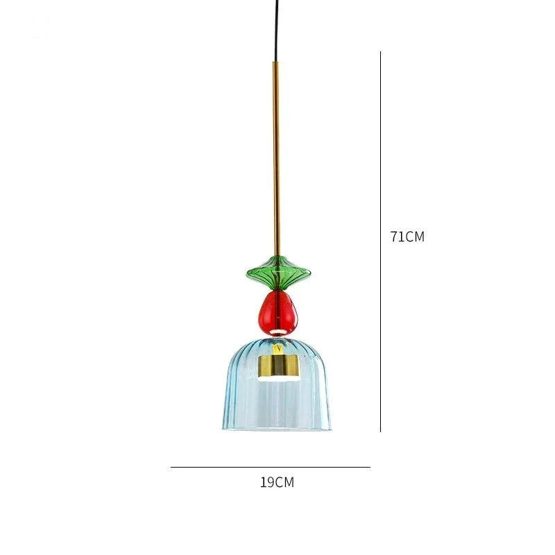 ChromaChic Glass Pendant Light
