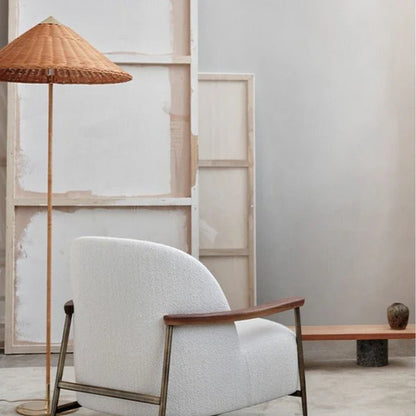 Kyoto Shade Rattan Floor Lamp