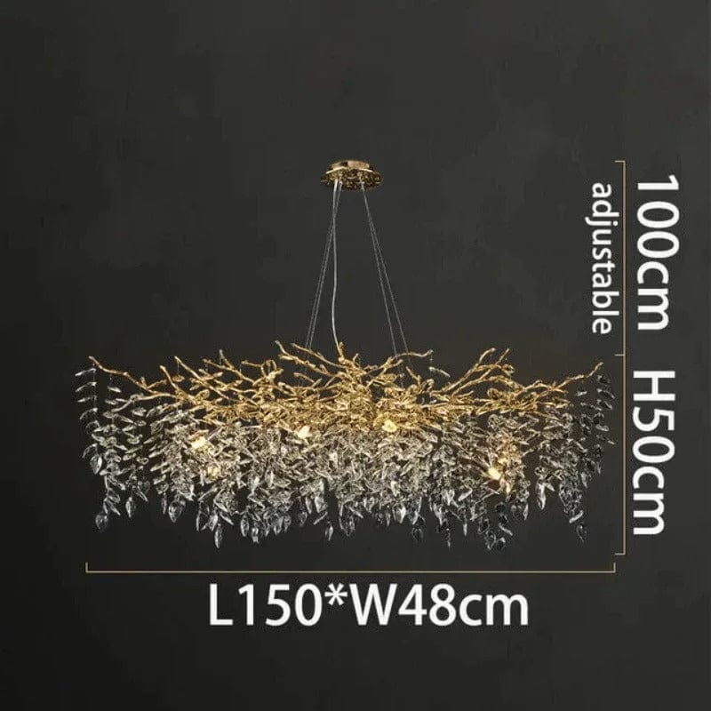 Crystal Rainfall Chandelier