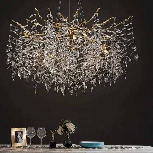 Crystal Rainfall Chandelier