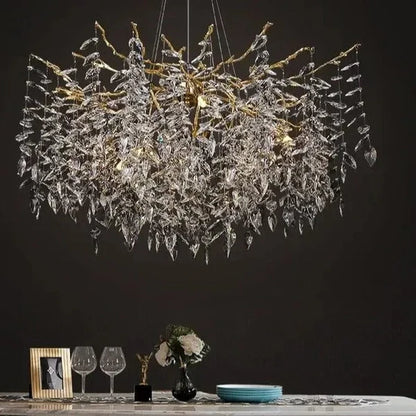 Crystal Rainfall Chandelier