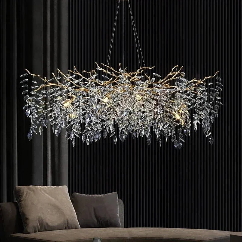 Crystal Rainfall Chandelier