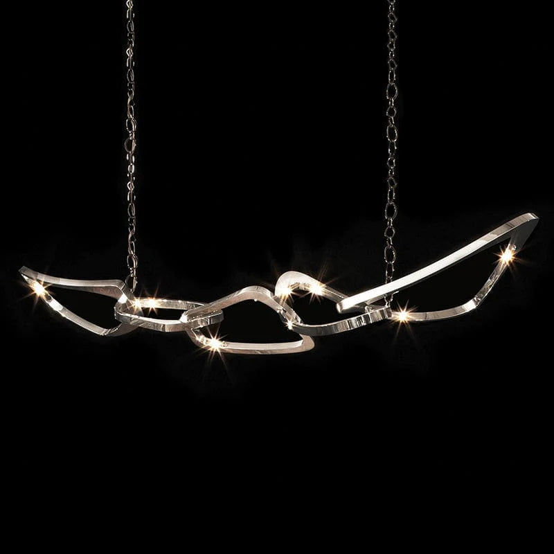 Kinetic Loop Chandelier