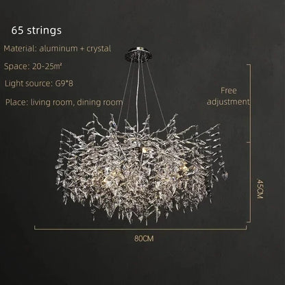 Crystal Rainfall Chandelier
