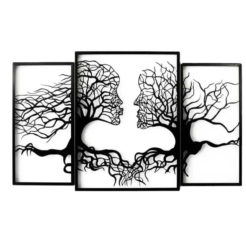 Roots of Love Metal Wall Art