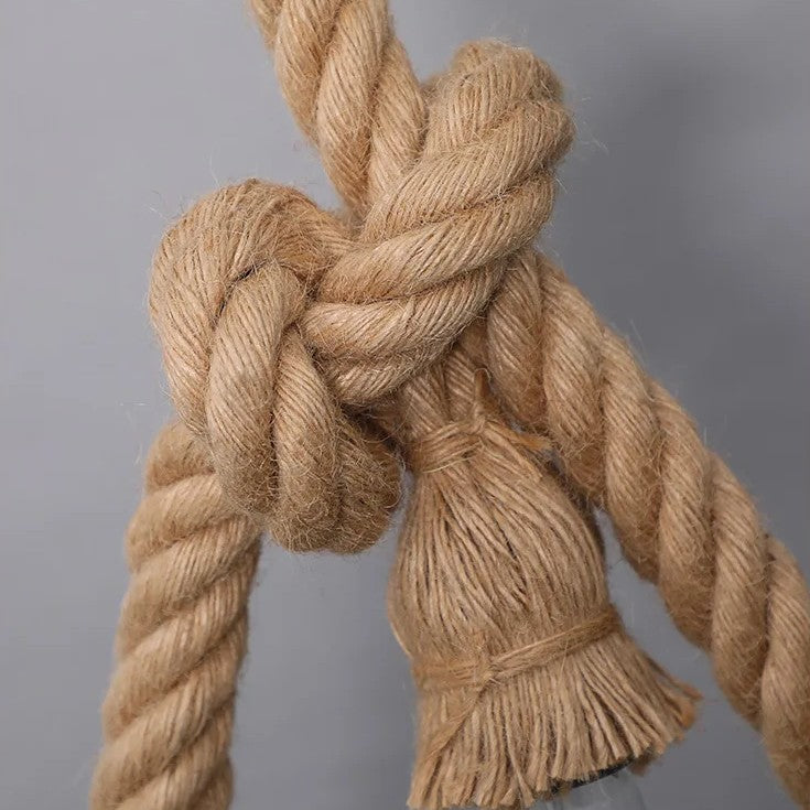 Knotted Rope Pendant Light - KaveCore